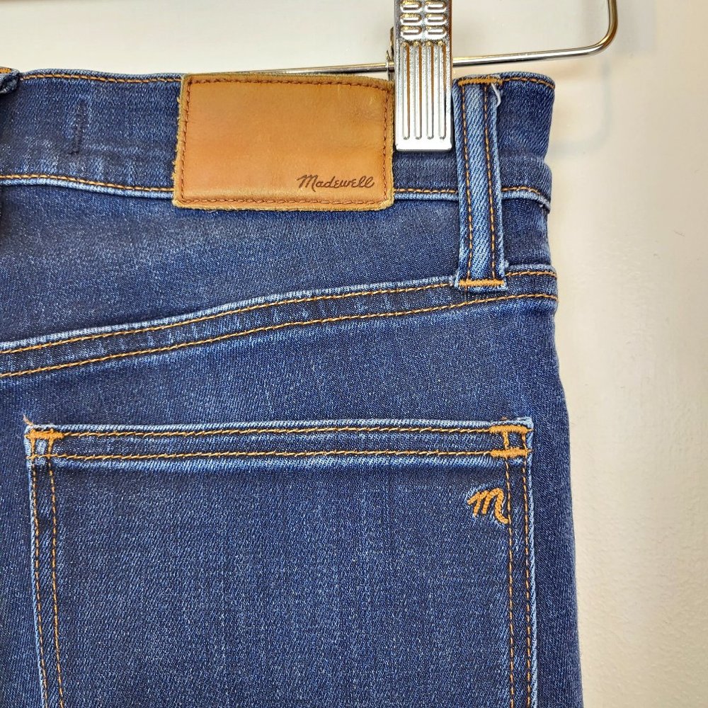 Madewell 9" inch High Rise Skinny Dark Blue Denim Jeans, Size 24, GUC - Picture 4 of 9
